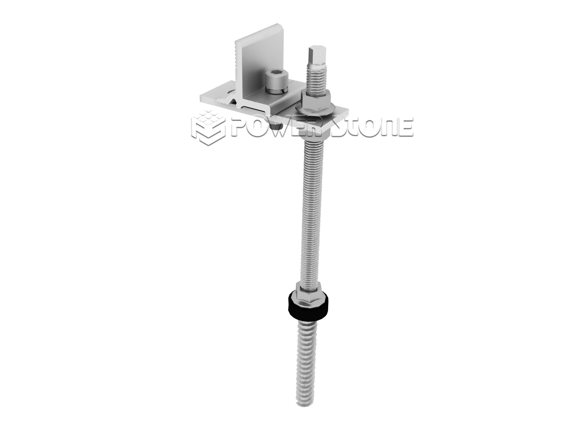 solar hanger bolt with plate